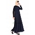 Casual abaya- Navy-Blue